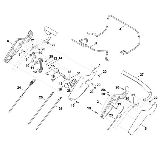 Bild von A - Lenker Oberteil MB 655.0 OS