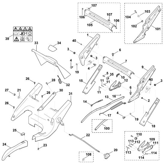 Bild von C - Rahmen, Höhenverstellung MB 655.0 OS