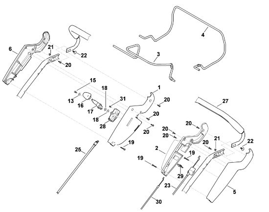 Bild von A - Lenker Oberteil MB 655.0 V