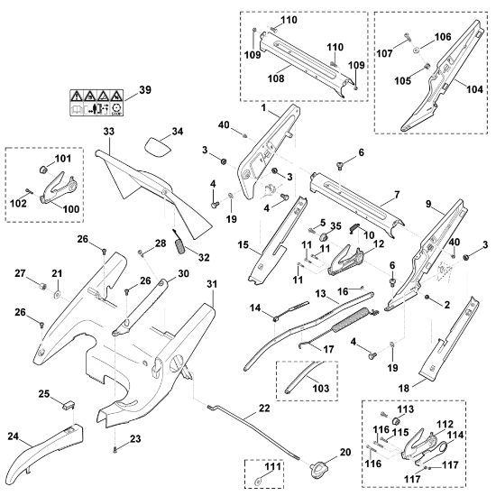 Bild von C - Rahmen, Höhenverstellung MB 655.0 V
