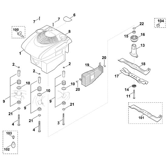 Bild von F - Motor, Messer MB 655.0 V