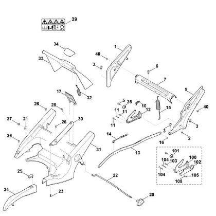 Bild von C - Rahmen, Höhenverstellung MB 655.1 G