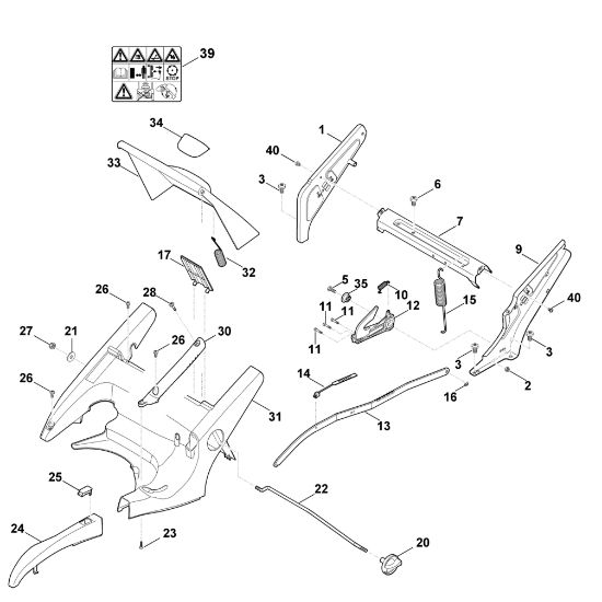 Bild von C - Rahmen, Höhenverstellung MB 655.1 RS