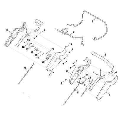 Bild von A - Lenker Oberteil MB 655.1 V