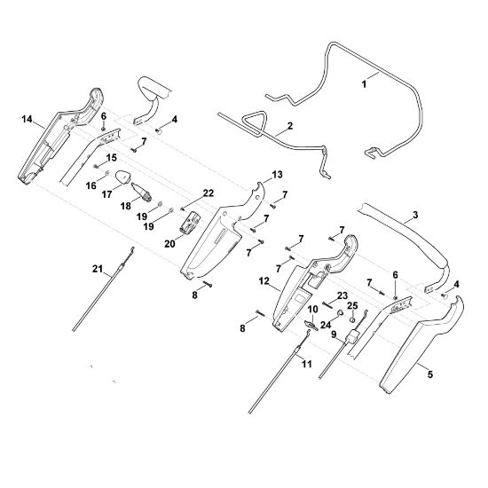 Bild von A - Lenker Oberteil MB 655.1 VM