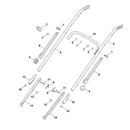 Bild von B - Lenker Unterteil MB 655.1 VM