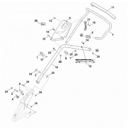 Bild von B - Lenker Unterteil MB 655.3 VS
