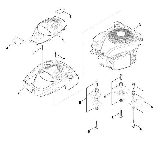 Bild von F - Motor MB 655.3 VS