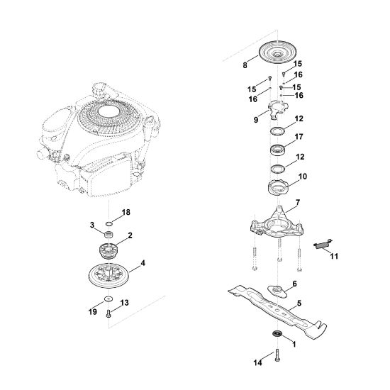 Bild von G - Messer, Messerkupplung MB 655.3 VS
