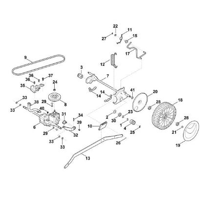 Bild von E - Hinterachse, Getriebe MB 655.3 YS