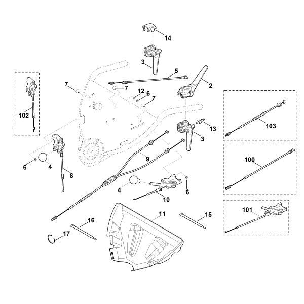 Bild von A - Lenker Oberteil MB 750.0 GK