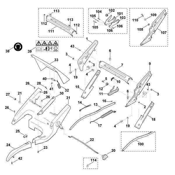 Bild von C - Rahmen, Höhenverstellung MB 750.0 GK