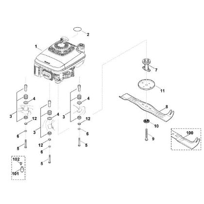 Bild von H - Motor, Messer MB 750.0 GK