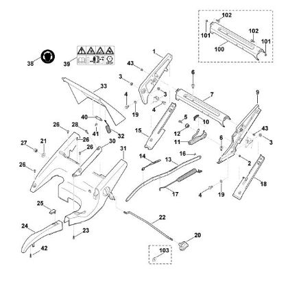 Bild von C - Rahmen, Höhenverstellung MB 750.1 GK
