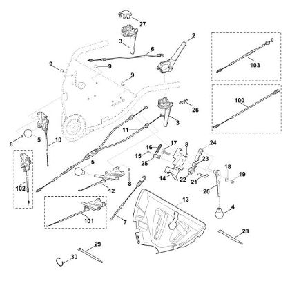 Bild von A - Lenker Oberteil MB 755.0 KS