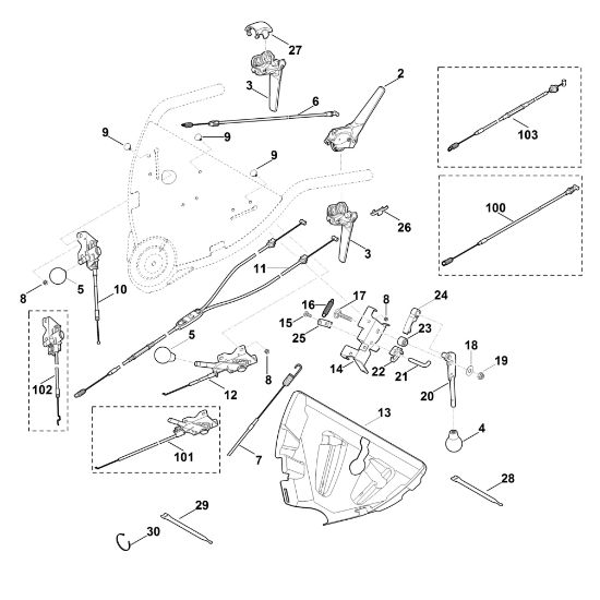 Bild von A - Lenker Oberteil MB 755.0 KS