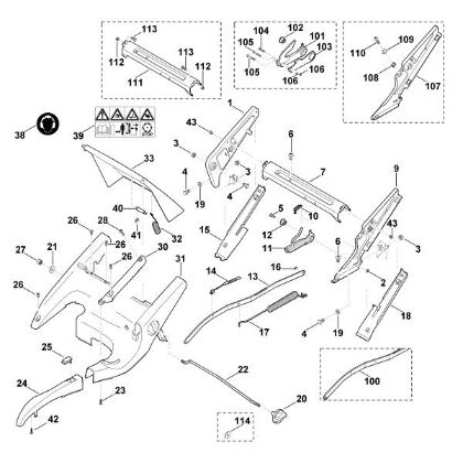 Bild von C - Rahmen, Höhenverstellung MB 755.0 KS