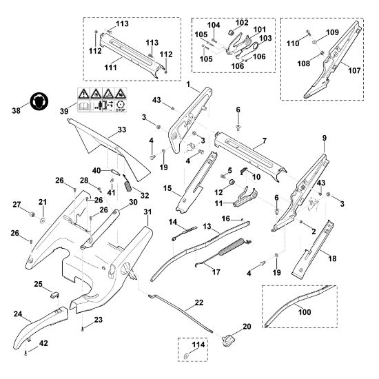 Bild von C - Rahmen, Höhenverstellung MB 755.0 KS