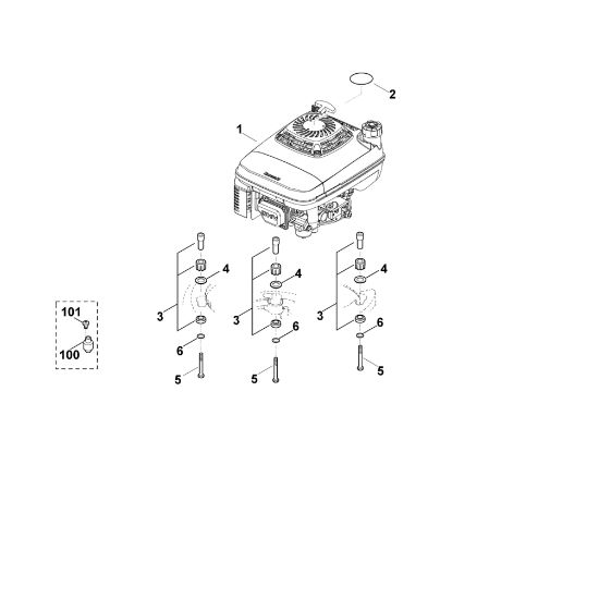 Bild von H - Motor MB 755.1 KS