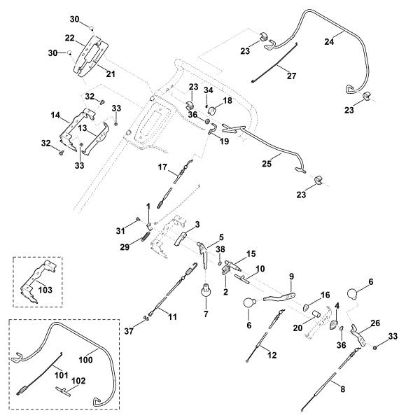 Bild von A - Lenker Oberteil MB 756.0 GS