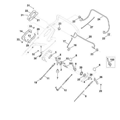 Bild von A - Lenker Oberteil MB 756.0 YC