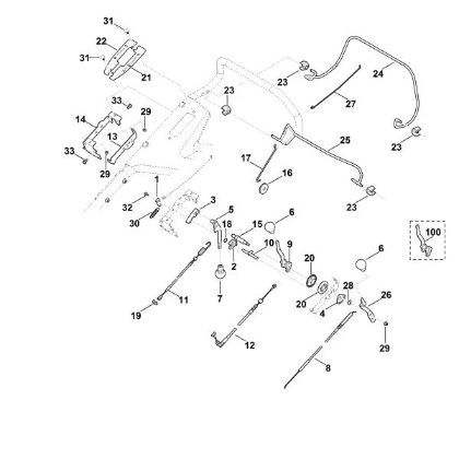 Bild von A - Lenker Oberteil MB 756.0 YS