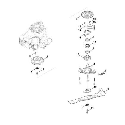 Bild von G - Messer, Messerkupplung MB 756.0 YS