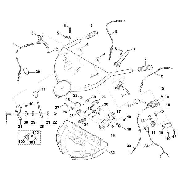 Bild von A - Bedienelemente MB 858.0