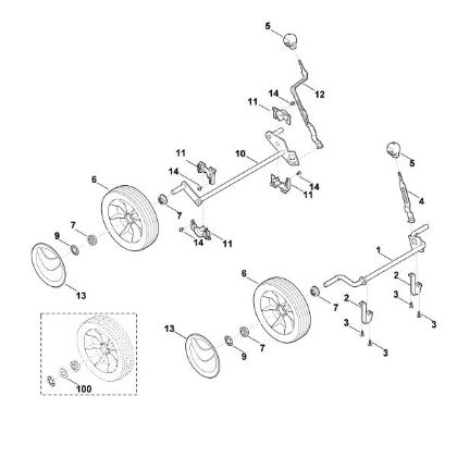 Bild von C - Fahrwerk ME 443.0