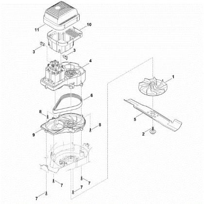 Bild von D - Motor, Messer ME 443.1