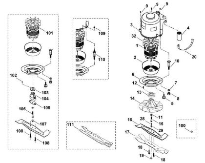 Bild von E - Motor, Messer ME 455