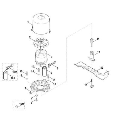 Bild von F - Motor, Messer ME 545.0