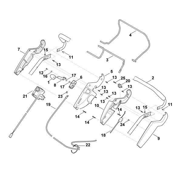 Bild von A - Lenker Oberteil ME 545.0 V