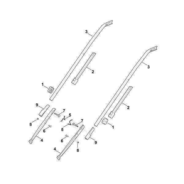 Bild von B - Lenker Unterteil ME 545.0 V