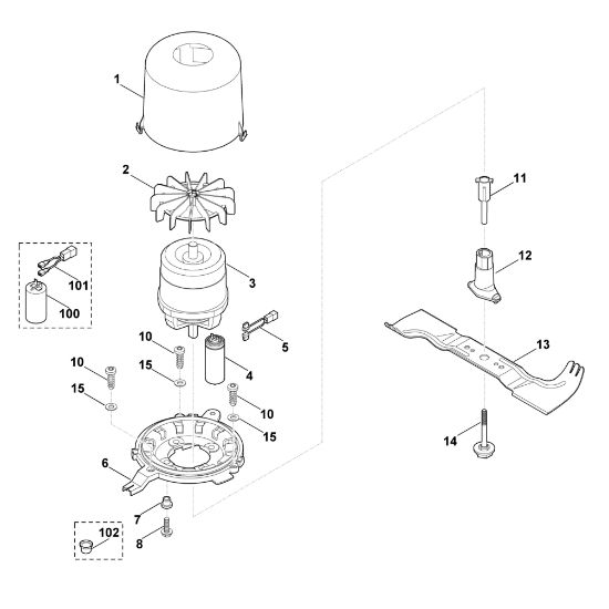 Bild von D - Motor, Messer ME 545.1