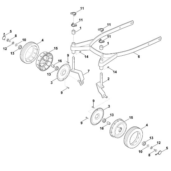 Bild von A - 4-Rad-Satz ARS 600 ARS 600