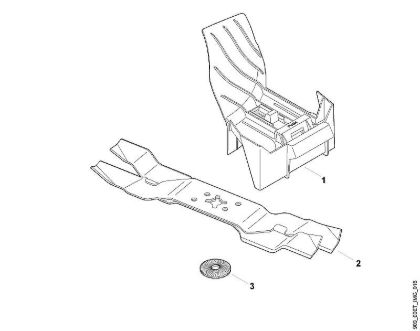 Zubehörteile Kit 443 A - Mulch Kit der Marke Viking