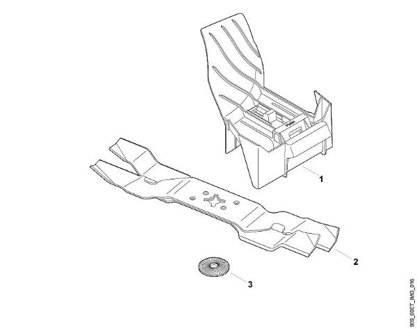 Zubehörteile Kit 443 A - Mulch Kit der Marke Viking