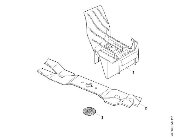 Zubehörteile Kit 448 A - Mulch Kit der Marke Viking