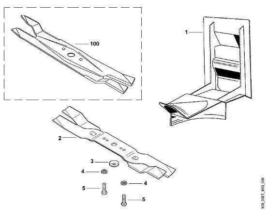 Zubehörteile Kit 50 MS A - Mulch Kit der Marke Viking