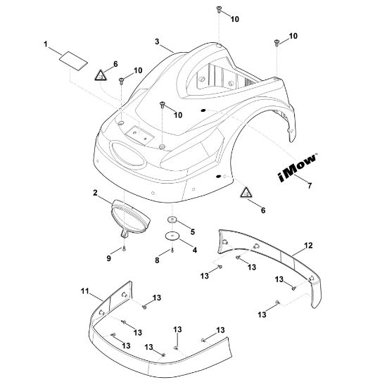 Bild von A - Abdeckhaube MI 422.1 P