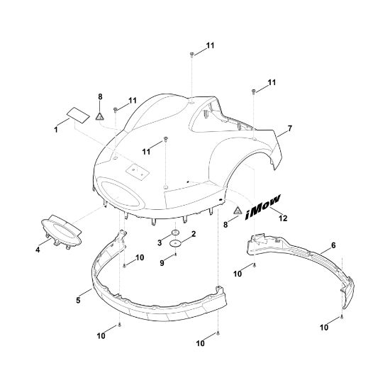 Bild von A - Abdeckhaube MI 632.1 C