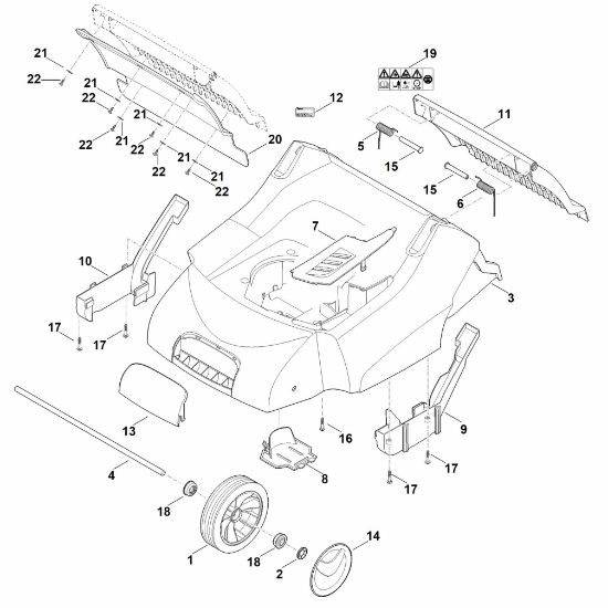 Bild von C - Gehäuse, Vorderachse LB 540