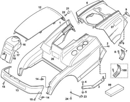 Bild von A - Verkleidung MF 440