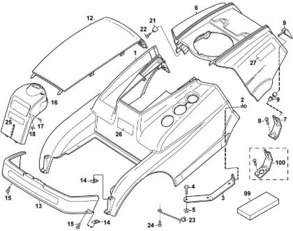 Bild von A - Verkleidung MF 460