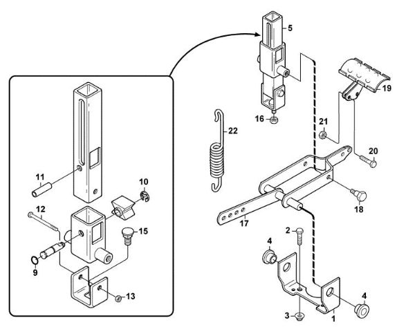 Bild von C - Hebevorrichtung MF 460
