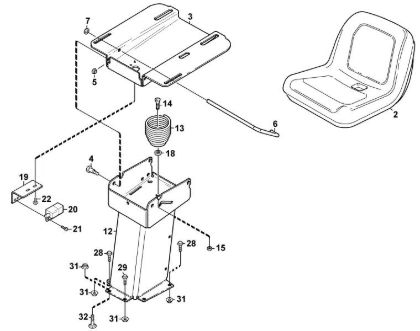 Bild von D - Sitz MF 460
