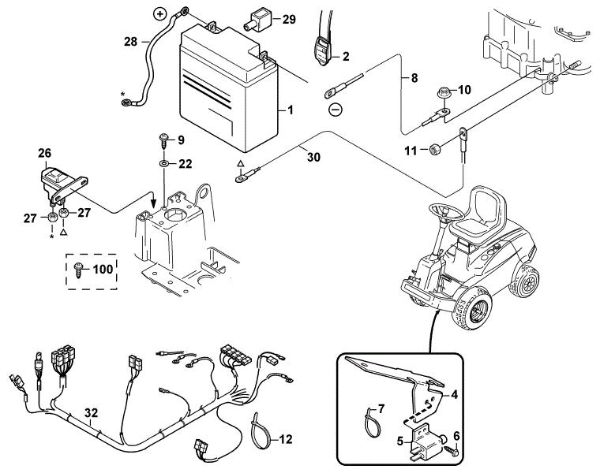 Bild von H - Elektrische Bauteile MF 460