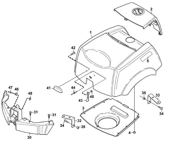 Bild von B - Verkleidung - 2 MF 860