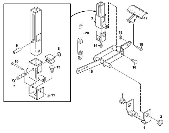 Bild von D - Hebevorrichtung MF 860